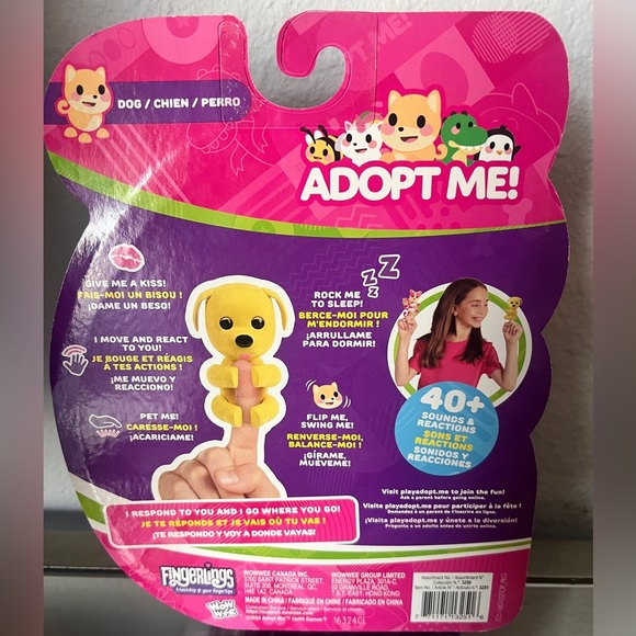 Wowwee Fingerlings Adopt Me Interactive Pet Dog Toy! Authentic! NEW! Trending! - Picture 3 of 4